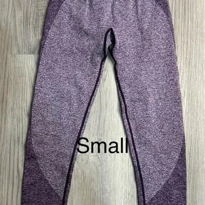 Gymshark Women S Seamless Knit Leggings Purple‎